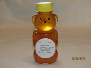 375 gram Wildflower Honey in Plastic Bear