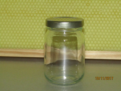 Glass Jar 125 ml,  per dozen PRICE INCLUDES LIDS