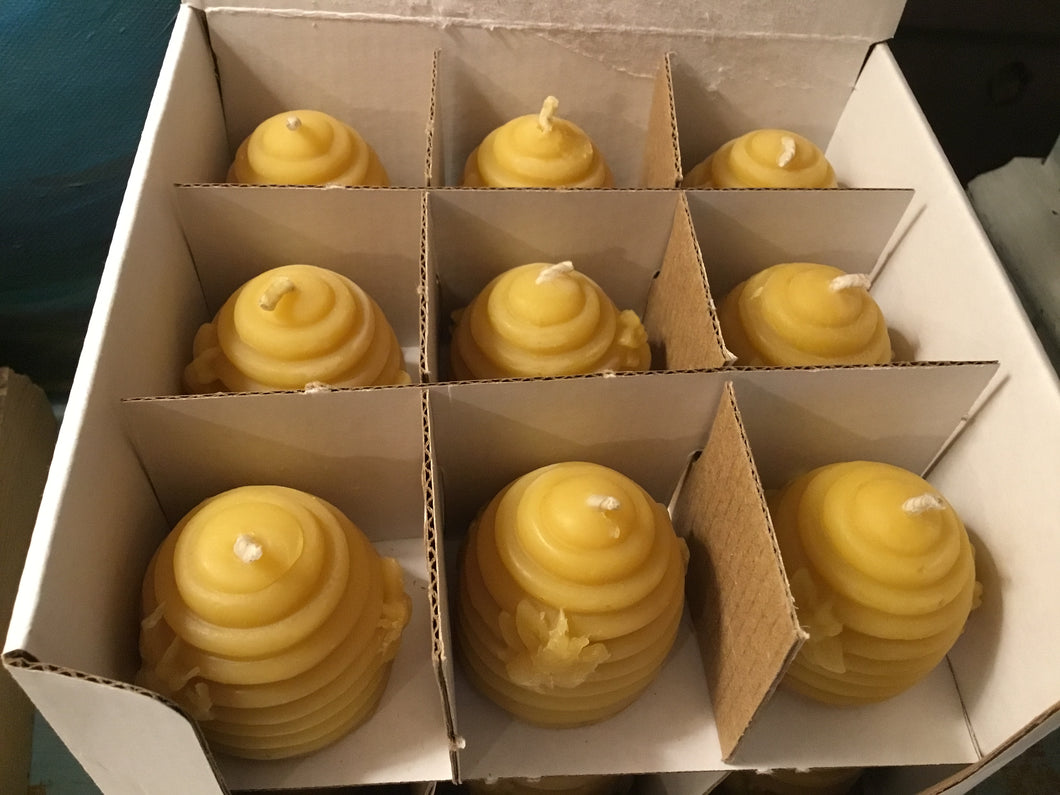 Beeswax Beehive Candle
