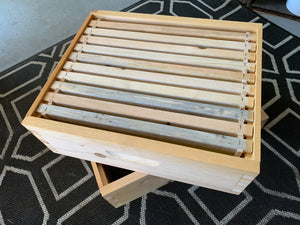 Medium Hive Box Assembled with 10 Frames Plastic Foundation