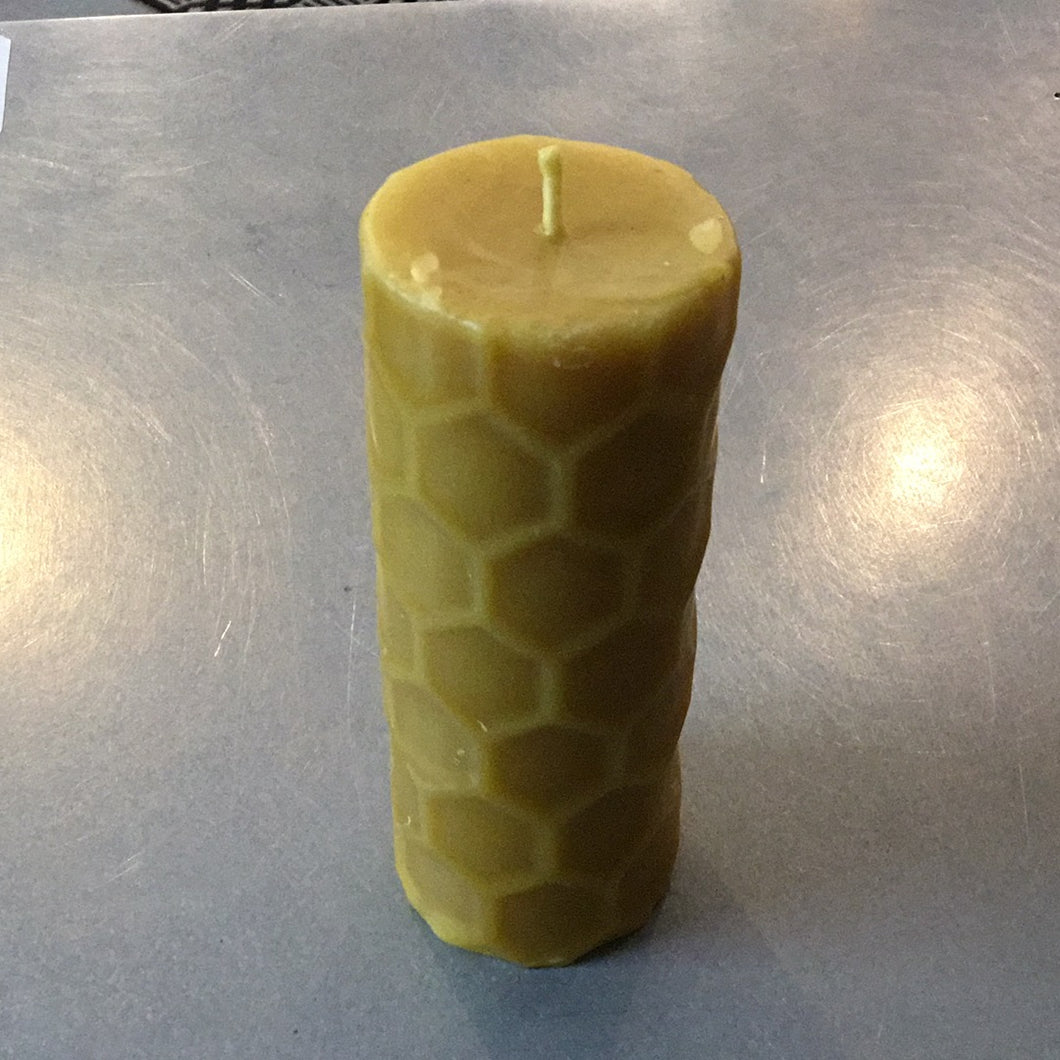 Beeswax candle honeycomb 2X6